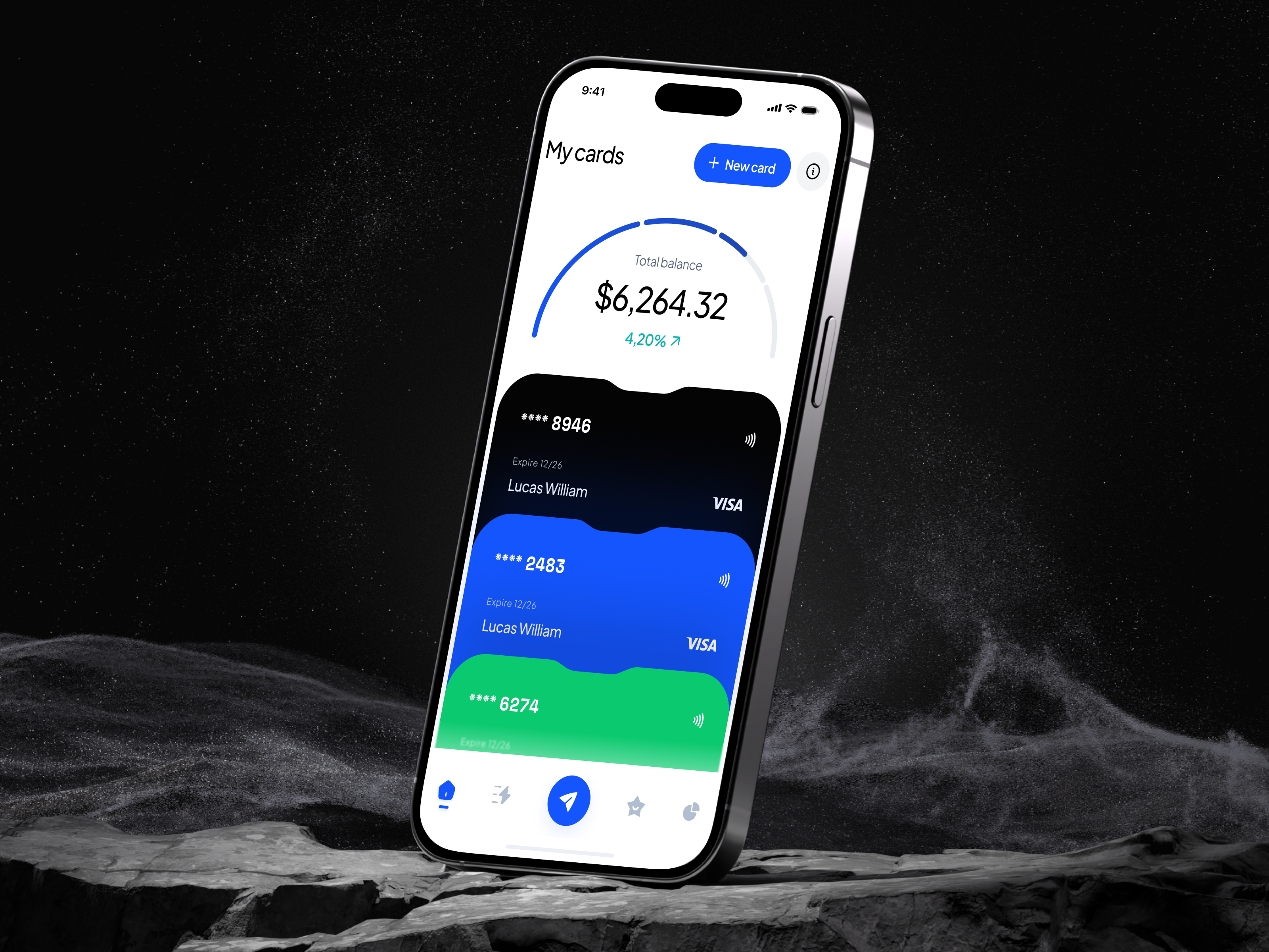 🔥 Tapfash - Mobile Banking App Design amount app balance bank banking card credit design finance homepage mobile mockup pay payment transaction transfer ui ux visa wallet