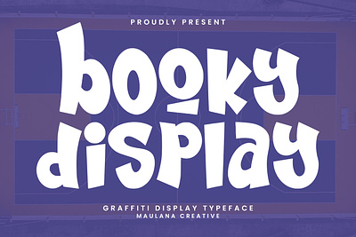 Booky Soft Display Font branding font fonts graphic design handmade lettering logo maulana creative sans font summer typeface webfont winter