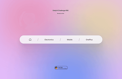 Daily UI #56 Breadcrumbs app dailyui design figma ui ux