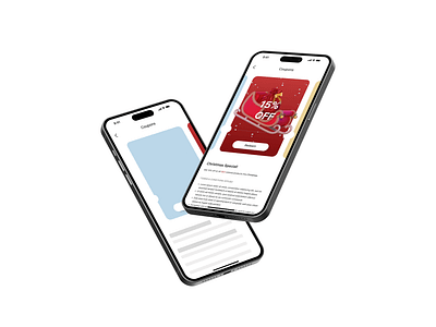 Daily UI #61 Redeem coupon app christmas dailyui design figma ui ux