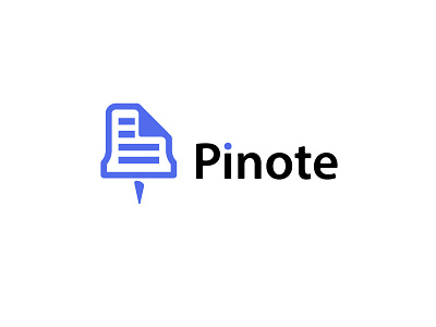 Pinote: Mobile App logo app branding creative icon identity logo logo inspiration mark minimalist logo modern logo symbol vector