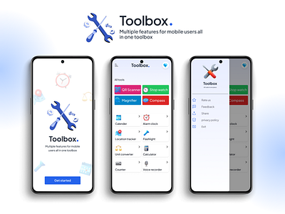 Toolbox app UI app ui design dribbble ui design figam figma figma app mobile app mobile ui design toolbox ui app