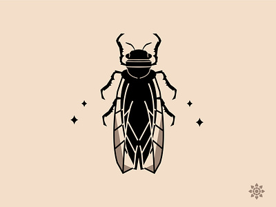 Giant cicada animal cicada cicadidae forest giant icon logo macro monster