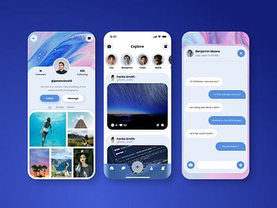 Social Media App Design