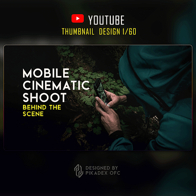 Cinematic Youtube Thumbnail Design PSD Free 1/60 cinematic edit cinematic editing psd free cinematic thumbnail clickbait designs free psd file graphic design thumbnail design thumbnail psd free