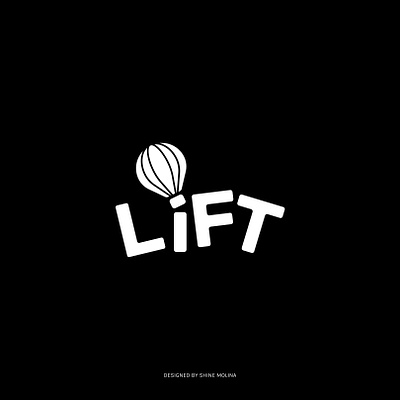 Lift Logo balloon logo daily logo challenge day 2 logo challenge graphic design illustrator lift lift logo logo