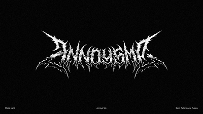 ANNOYS ME | metal logo black metal art black metal logo black metal logo design branding calligraphy death metal logo design illustration logo ui