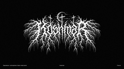 Köshmar | black metal logo black metal art black metal logo black metal logo design branding calligraphy death metal logo design illustration logo ui