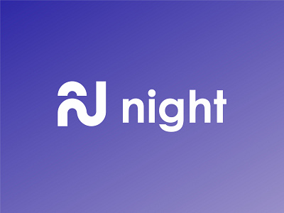 Night lettermark logo n night