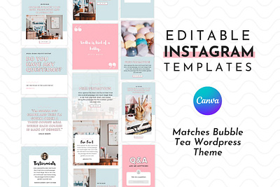 Instagram Template Blue Canva canva canva instagram instagram post template instagram posts instagram posts layout instagram stories instagram story template instagram template instagram template blue instagram template pack