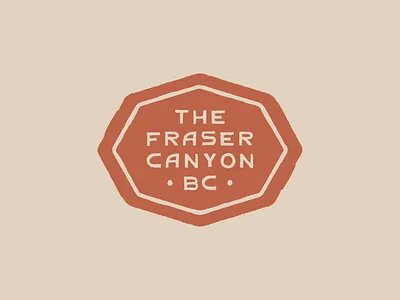 Fraser Canyon Badge brand identity branding design graphic design icon iconagraphy illu illustration logo vector