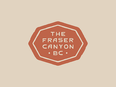 Fraser Canyon Badge brand identity branding design graphic design icon iconagraphy illu illustration logo vector