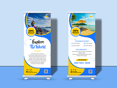 Roll-Up Banner banner design banner inspo branding branding inspo design portfolio event banner event branding event design graphic design offline branding standee standee design