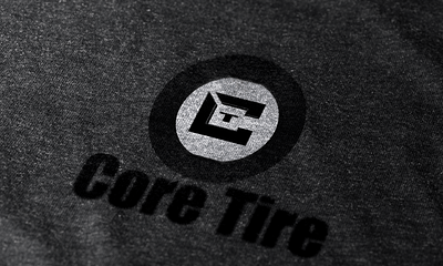 Core Tire graphic design logo