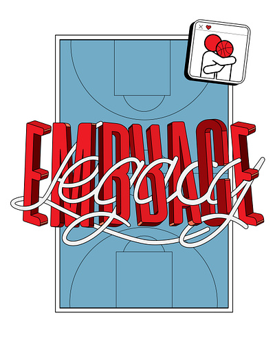 Embrace legacy adobe illustrator design illustration typography vector
