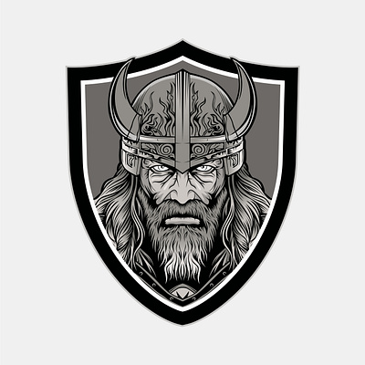 viking illustration logo design graphic design illustration logo typography vector