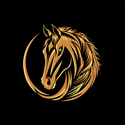 horse illustration logo branding design graphic design illustration logo typography vector