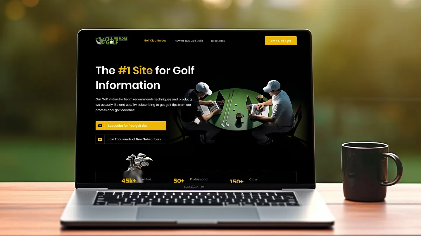 Ultimate Golf Club Website: UI/UX Redesign for Enhanced User Experience