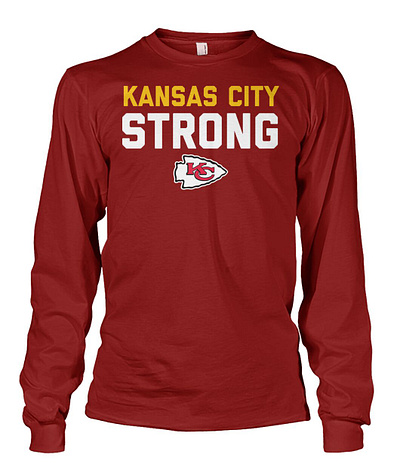 Kansas City Chiefs Strong Long Sleeve T-Shirt