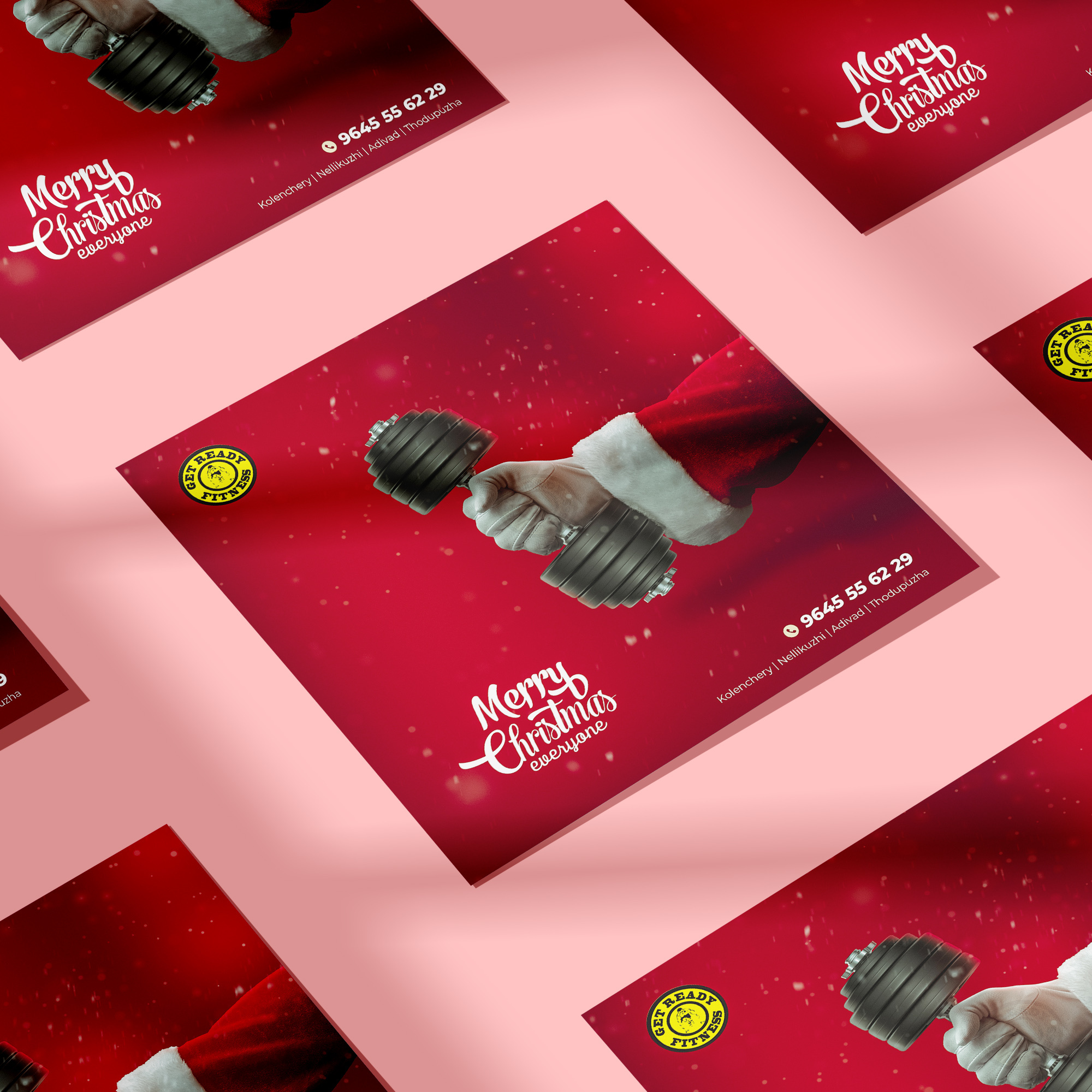 Creative Christmas Poster Design brand identity branding christmas design dreamitouch graphic design kerala poster d poster design socialmedia