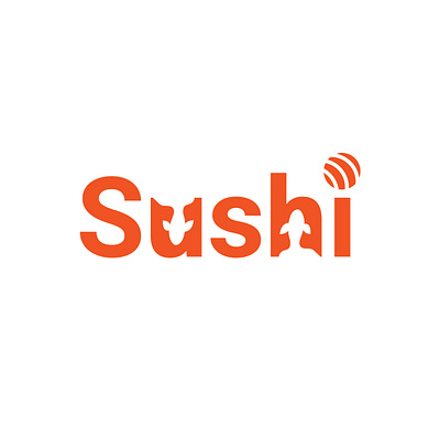 Sushi - Logo brand guideline branding clean logo design fish illustration logo logo design minimalist logo modern logo orange sushi vector