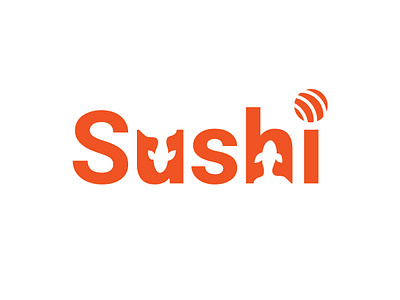 Sushi - Logo brand guideline branding clean logo design fish illustration logo logo design minimalist logo modern logo orange sushi vector