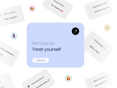 Task & Treat app concept design task todo ui ux