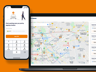 My Parkings booking car design parking product design ui uiux design ux