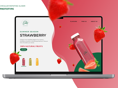 Smoothie animation design ui