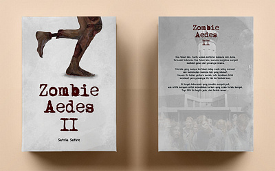 Book Cover Design - Zombie Aedes book cover book design illustration zombie