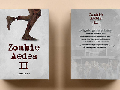 Book Cover Design - Zombie Aedes book cover book design illustration zombie