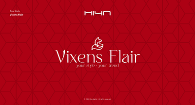 Vixens Flair - Fashion Brand adobe illustrator branding design graphic design illustration ilu logo typography vector