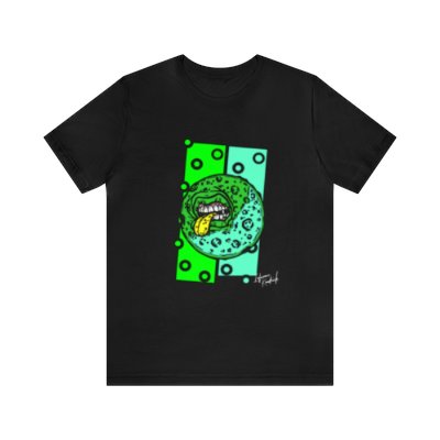 Monster planet t- shirt branding graphic design logo