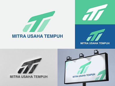 Logo PT. Mitra Usaha Tempuh brand identity branding design graphic design logo logo design mt logo m logo t logo vector