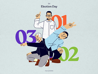Illustration 04 - Election Day 2dvector drawing illustration