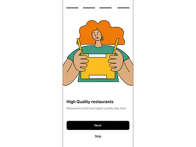VFood - Onboarding pages app branding design figma graphic design illustration logo mobile ui ux