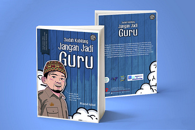 Book Cover Design Blue with Illustration aceh blue book cover book design illustration meukutop