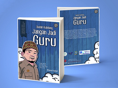 Book Cover Design Blue with Illustration aceh blue book cover book design illustration meukutop