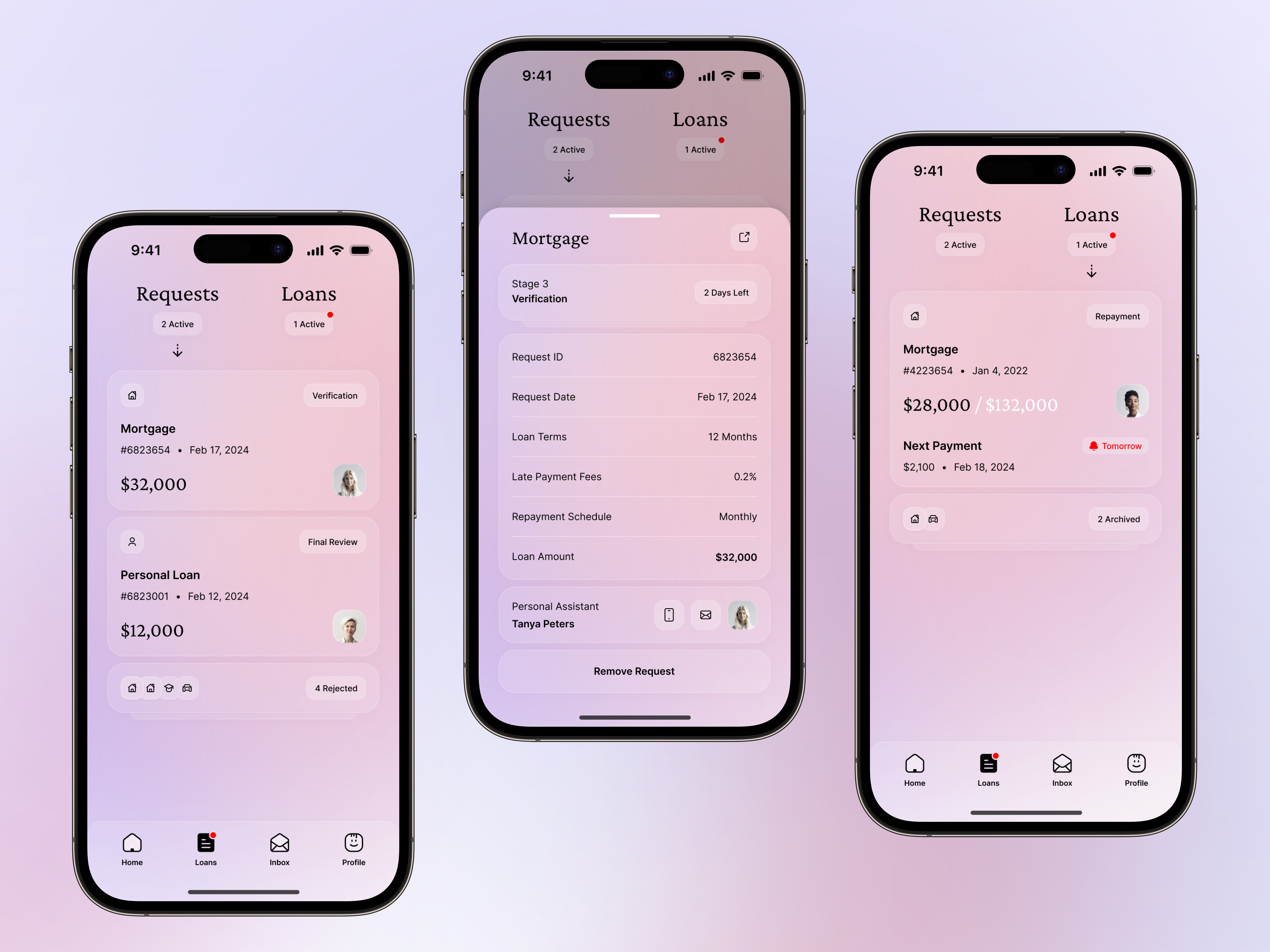 Loan Request, Loan Tracker credit credit reports credit scores finance fintech insurance lending loan profile medical loans mortgage online credit personal loan repayment student loans