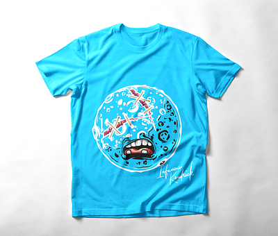 Monster Moon T-shirt branding graphic design logo