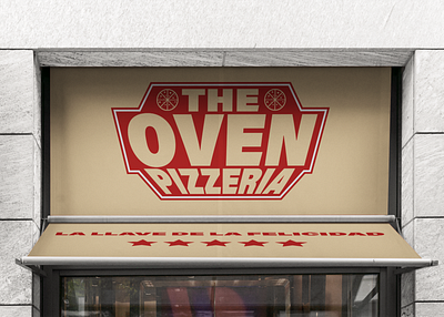 The Oven Pizzeria Logo and Branding app brand branding design graphic design illustration logo mockup product design ui ux vector