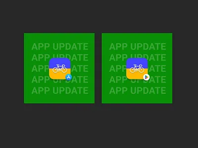 Sprocket Blog App Update Header Images 2024 android app app store bicycle bike branding changes graphic design icon ios iphone news notes play store repeat simple sprocket tumblr ui update