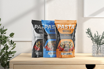 Pasta Pouch Design branding business identity corporrte design graphic design illustration marketing packaging pouch