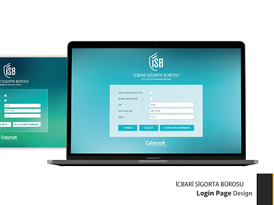 Azerbaycan İcbari Sığorta Bürosu design figma graphic design insurance landingpage login loginpage ui ux web website xd