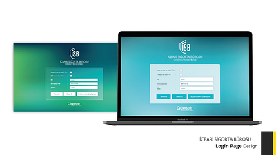 Azerbaycan İcbari Sığorta Bürosu design figma graphic design insurance landingpage login loginpage ui ux web website xd