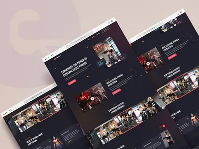 Cycle Gymnasium Landing Page cycle gymnasium website landing page design landing page ui design ui design ui ux