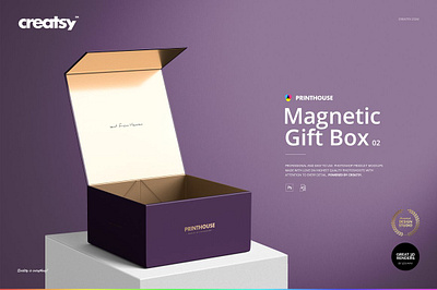 Magnetic Gift Box Mockup Set 02 creatsy custom customizable design etsy magnetic gift box mockup set 02 mockups personalized print printable printed printing shop sublimated sublimation template up