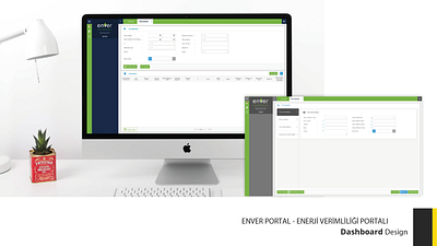 Enver Portal Dashboard dashboard design landingpage loginpage portal ui ux website