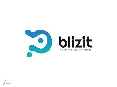 Blizit - Logo Design(Unused) app logo brand identity branding creative logo design gradient logo graphic design icon illustration logo minimal logo modern logo tech
