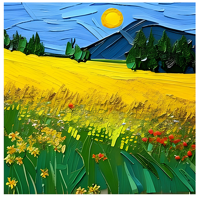Wildflowers painting - V.Gogh flower gogh v.gogh wild wildflowers
